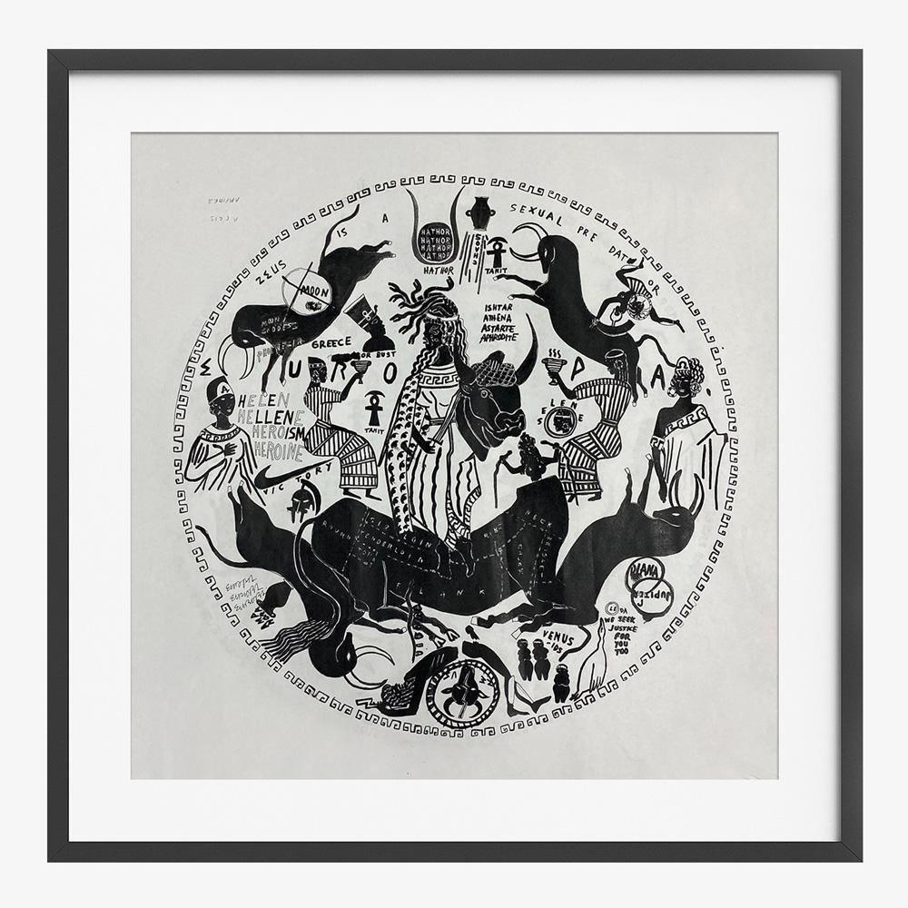 Zeus was a sexual predator, Print  by  Zeus was a sexual predator Tappan
