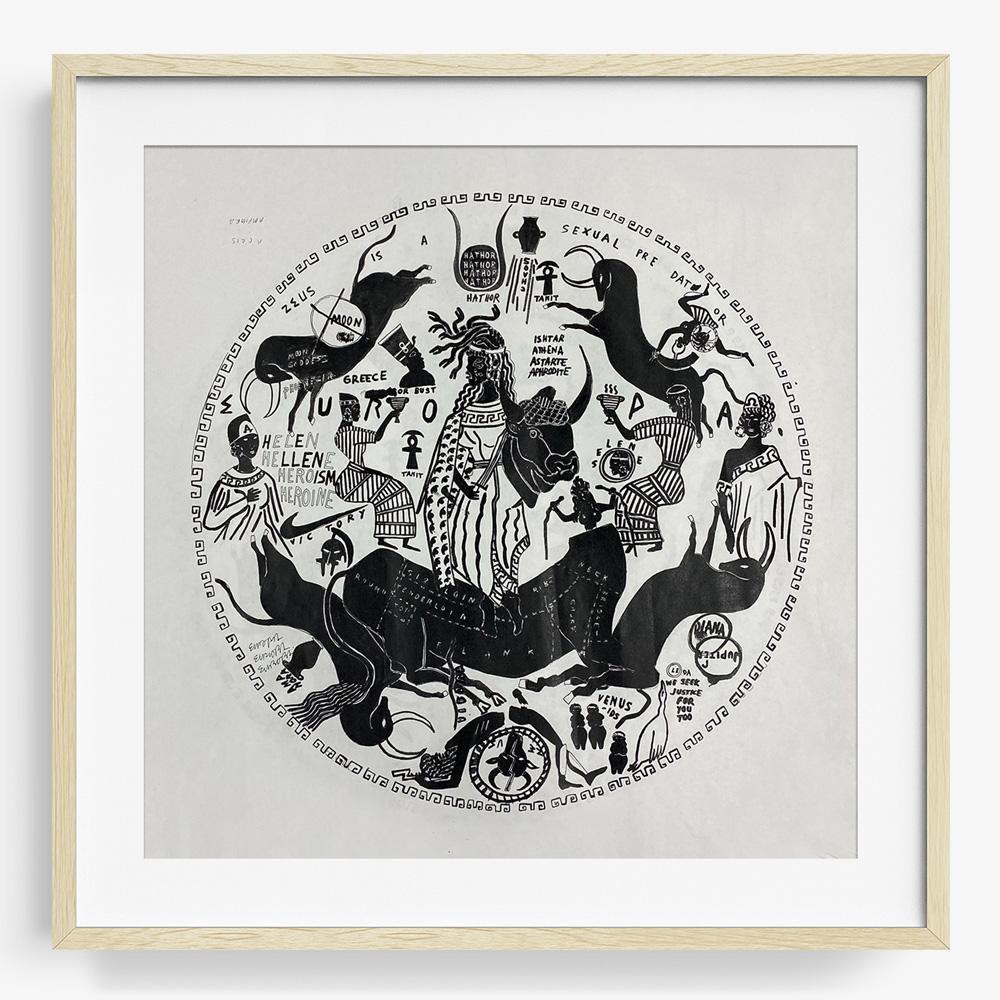 Zeus was a sexual predator, Print  by  Zeus was a sexual predator Tappan