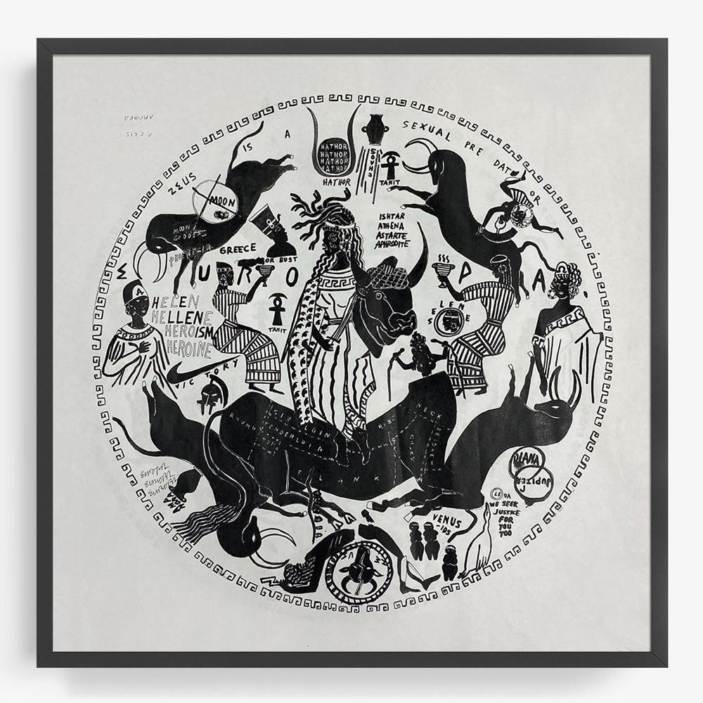 Zeus was a sexual predator, Print  by  Zeus was a sexual predator Tappan
