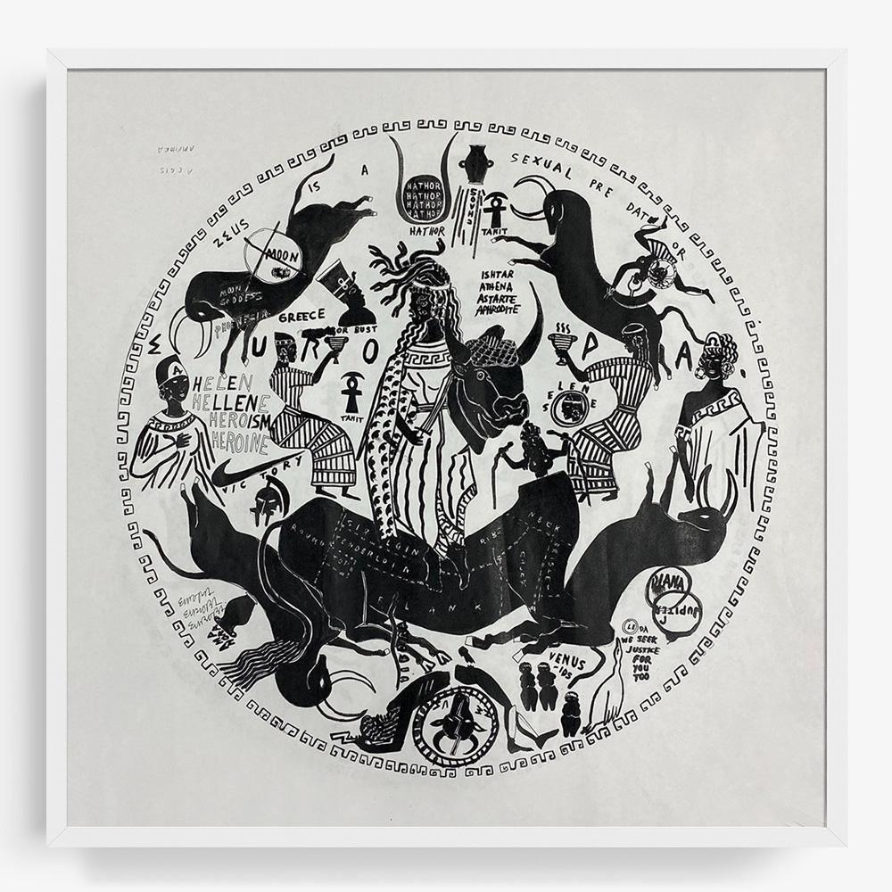 Zeus was a sexual predator, Print  by  Zeus was a sexual predator Tappan