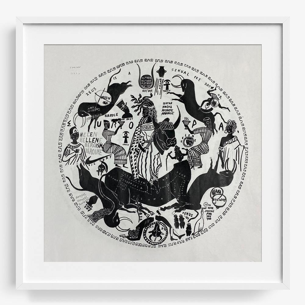 Zeus was a sexual predator, Print  by  Zeus was a sexual predator Tappan
