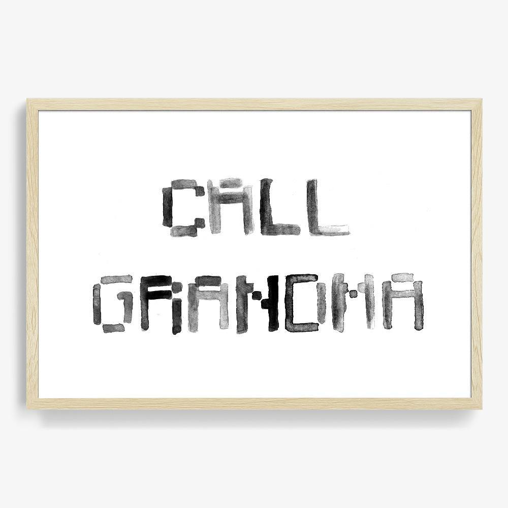 Call Grandma, Print  by  Call Grandma Tappan