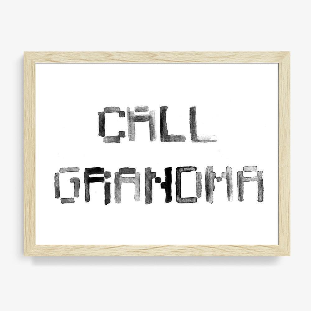 Call Grandma, Print  by  Call Grandma Tappan