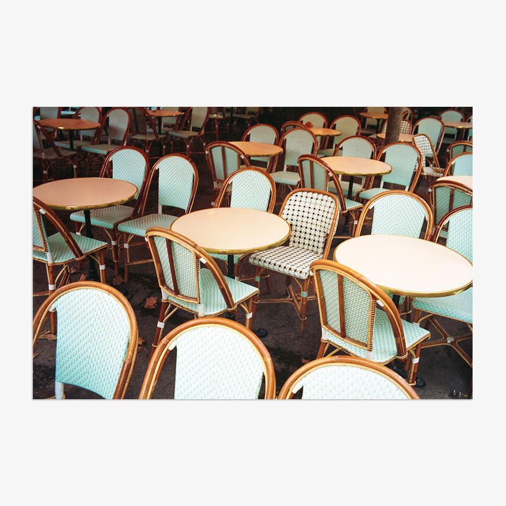 chaises de café