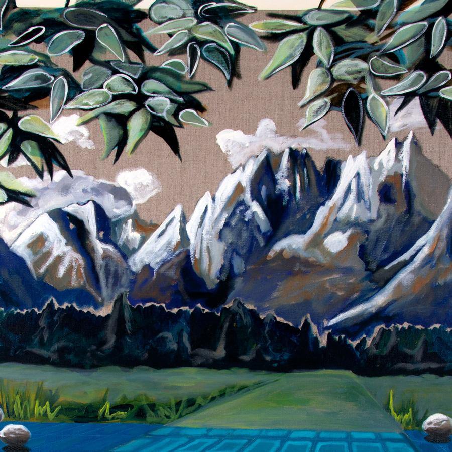 Blue Alpine Pass, Painting  by  Blue Alpine Pass Tappan