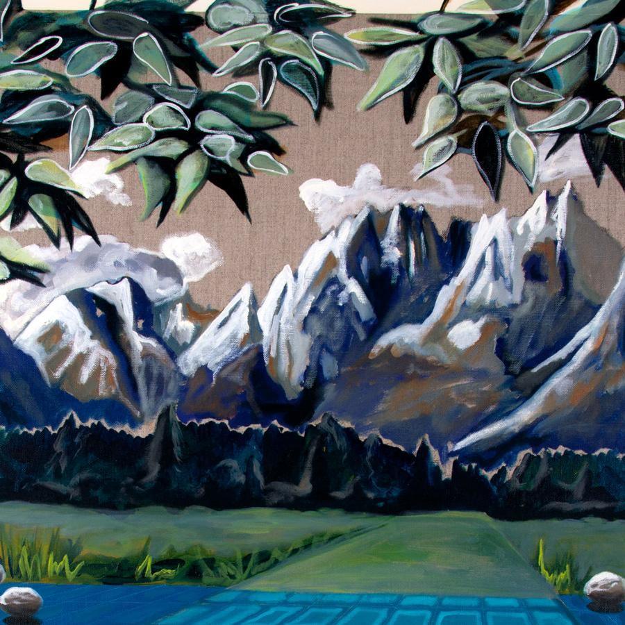 Blue Alpine Pass , Painting by Blue Alpine Pass Tappan
