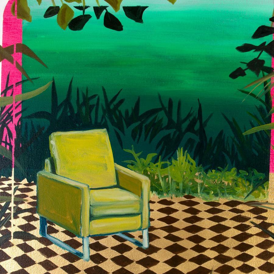 Green on Gold , Painting by Green on Gold Tappan